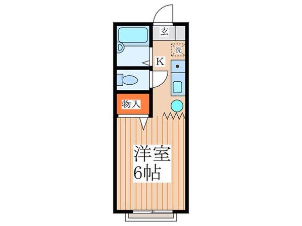 コーポ・ドバシＡの物件間取画像